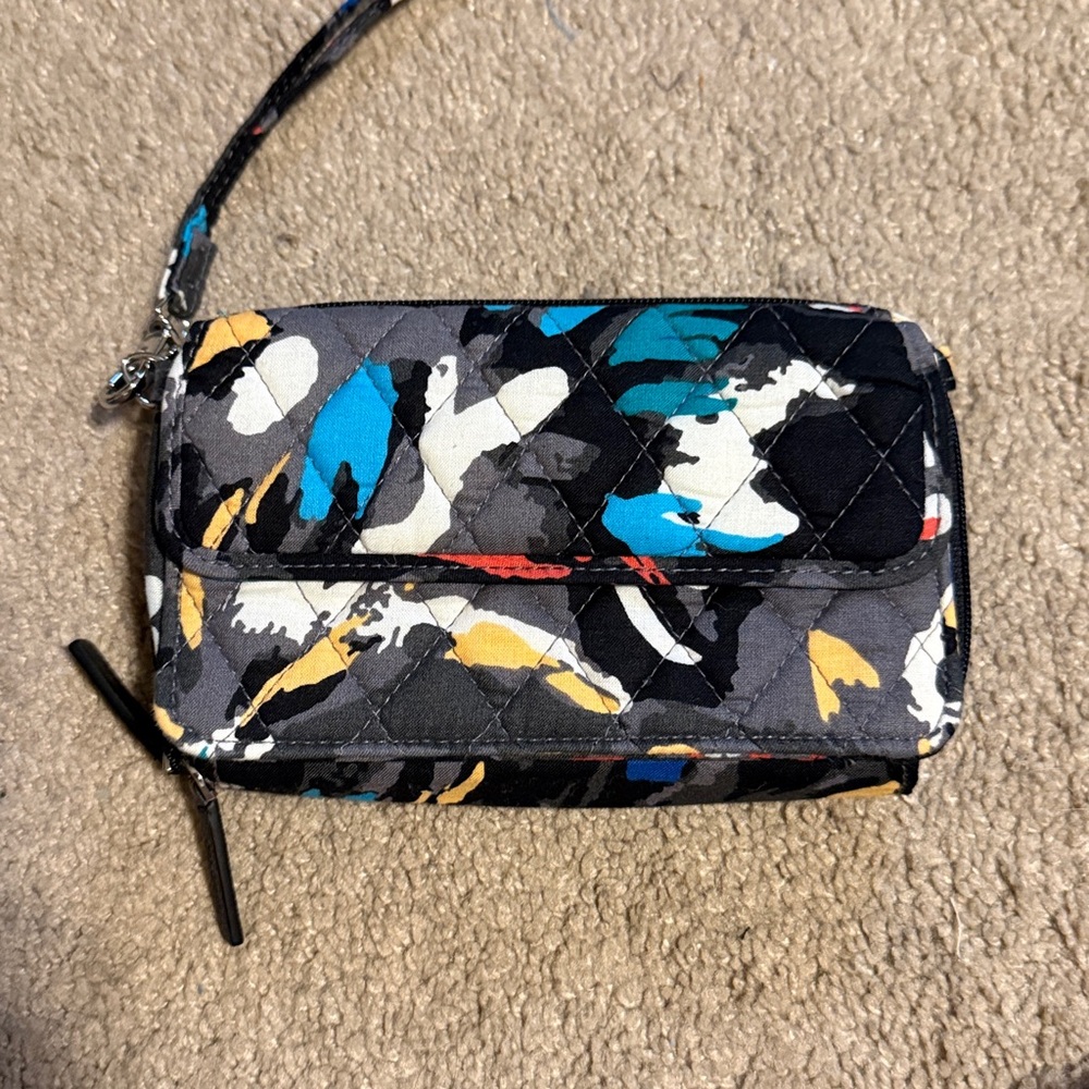 Vera Bradley Multicolor Quilted Wristlet